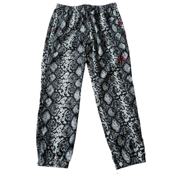 OVO October's Very Own X‎ Drake Men’s L Gray Snakeskin Jogger Black Gray New - Picture 1 of 9